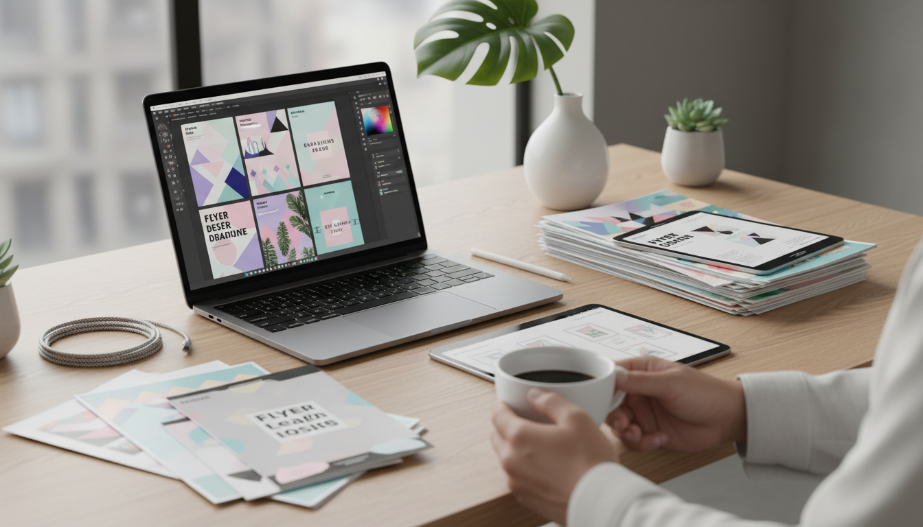 Иллюстрация к статье о Разработка листовок/флаеров