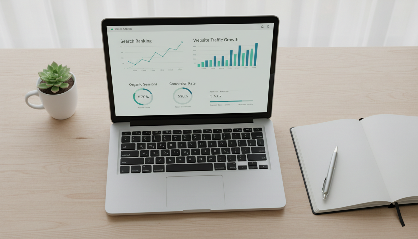 SEO-оптимизация сайта на MODX — аналитика и графики роста позиций в поиске