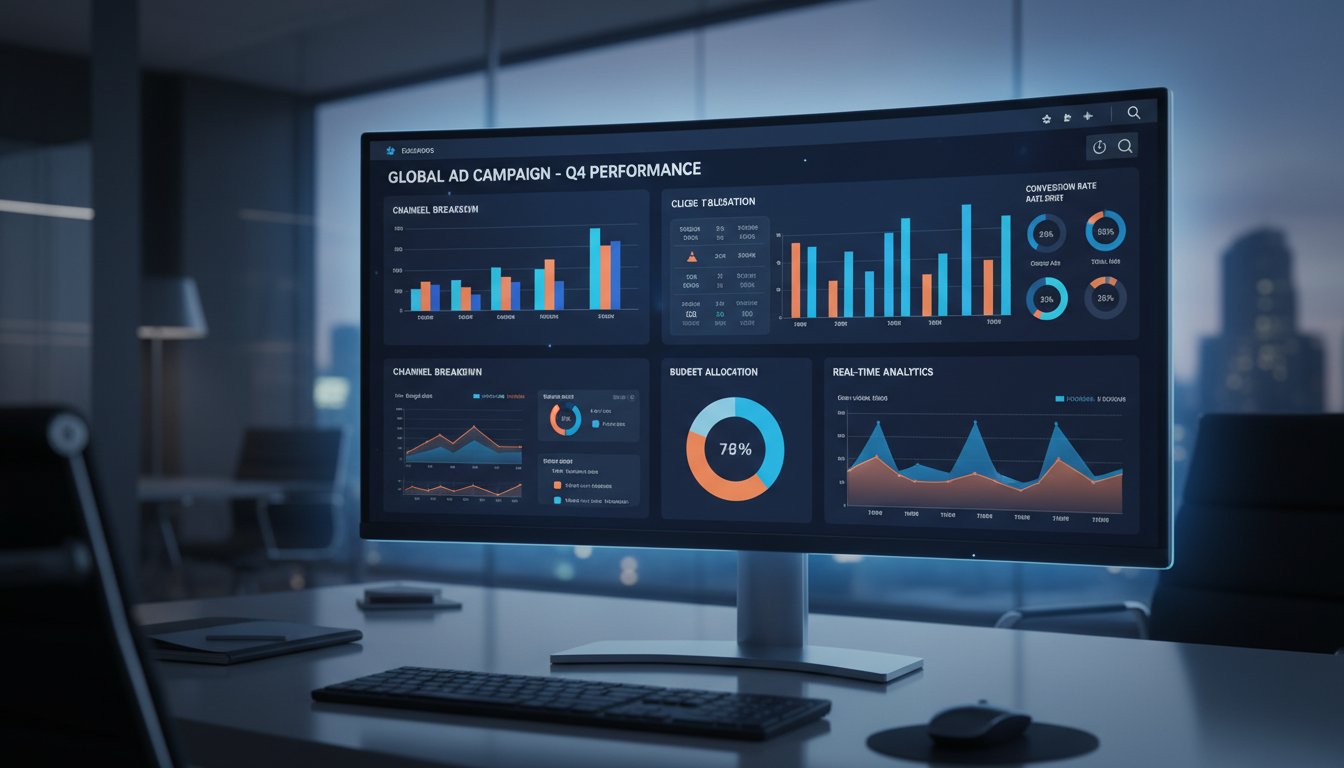 Платные инструменты рекламы на маркетплейсе — интерфейс рекламного кабинета на экране