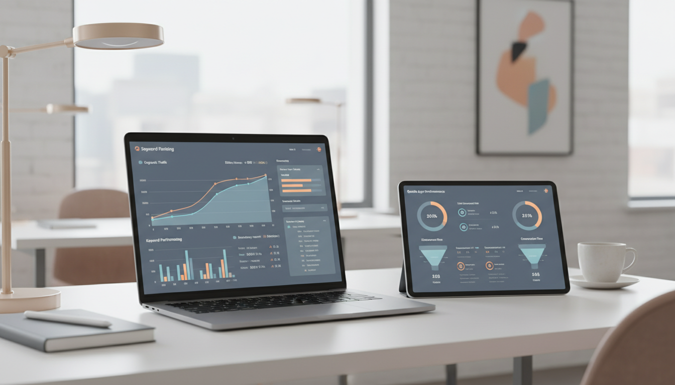 Инструменты ASO-аналитики — дашборд с графиками позиций приложений