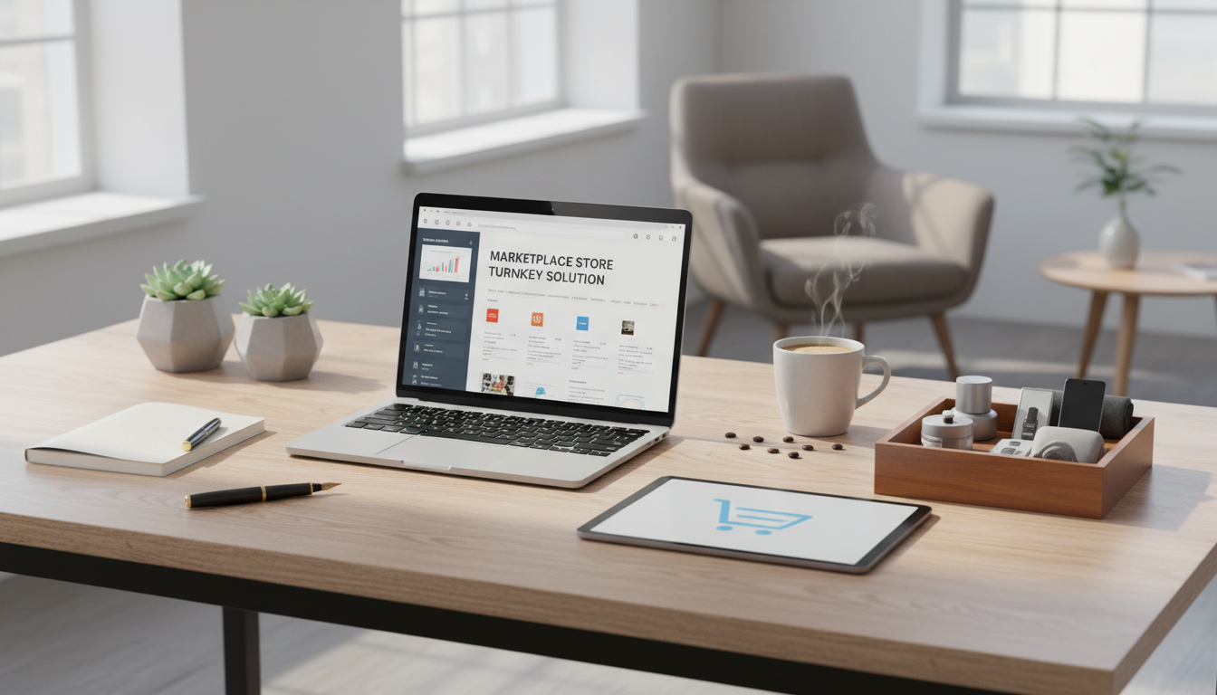 Иллюстрация к статье о Ведение магазина на маркетплейсах под ключ