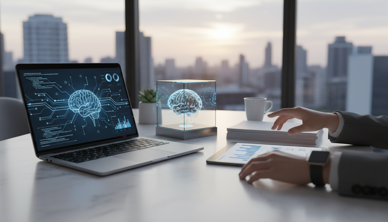 Иллюстрация к статье о Внедрение искусственного интеллекта в бизнес-процессы