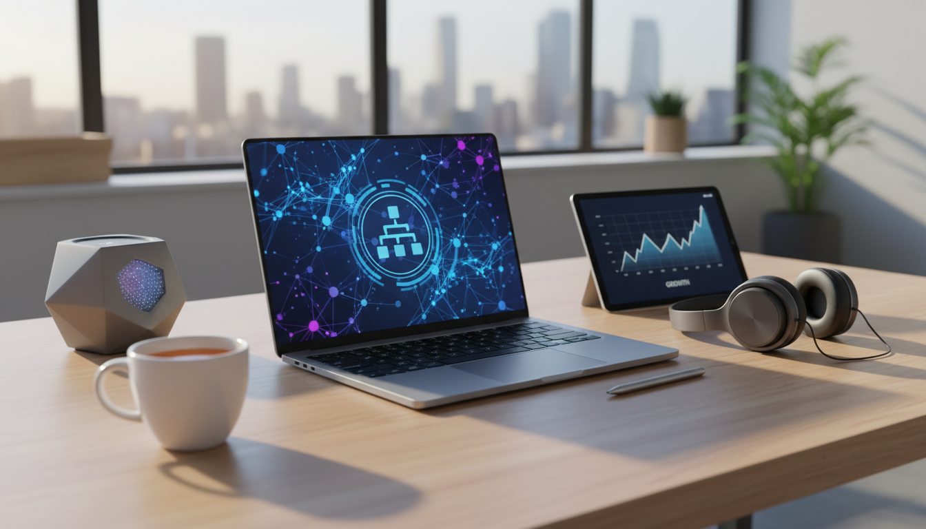 Иллюстрация к статье о Интеграция ИИ в бизнес: как это работает