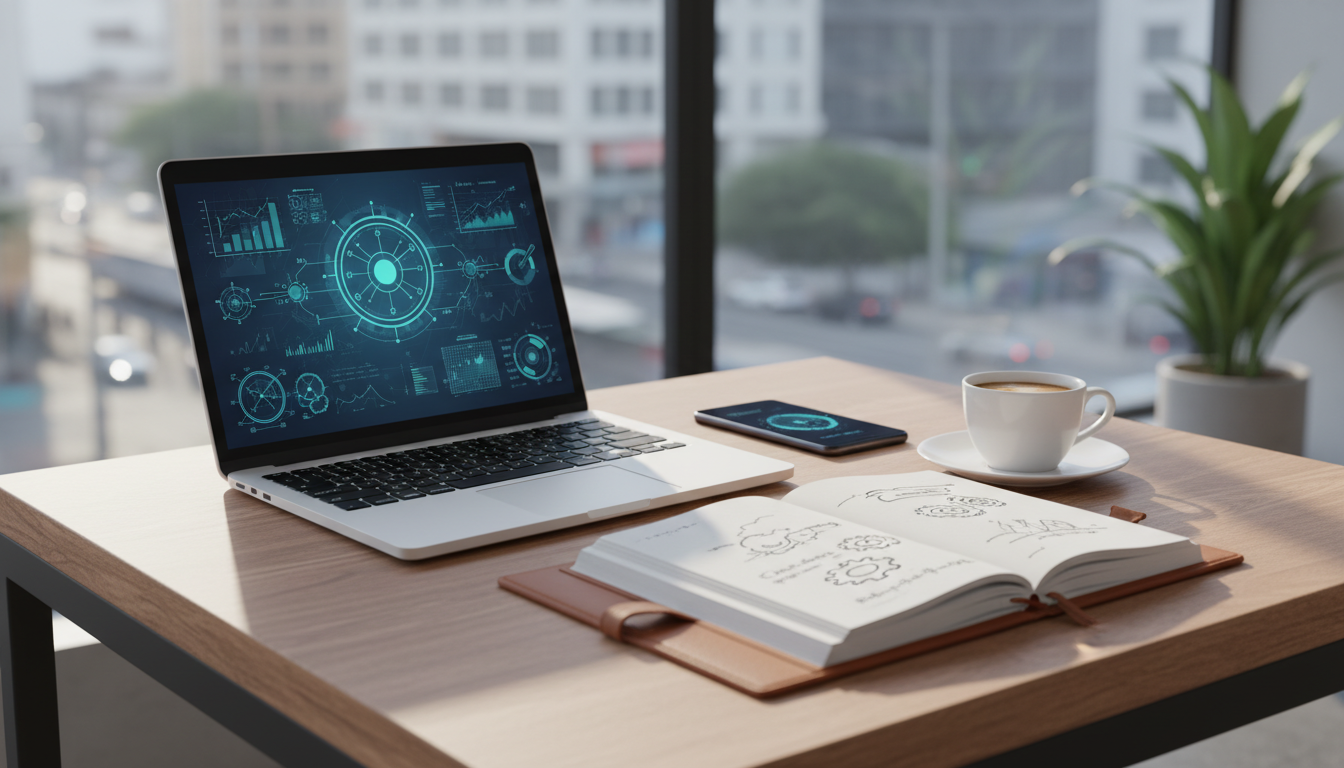 Иллюстрация к статье о ИИ для малого бизнеса: с чего начать