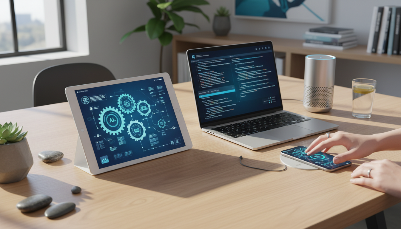 Иллюстрация к статье о Автоматизация бизнеса через ИИ: инструменты и подходы