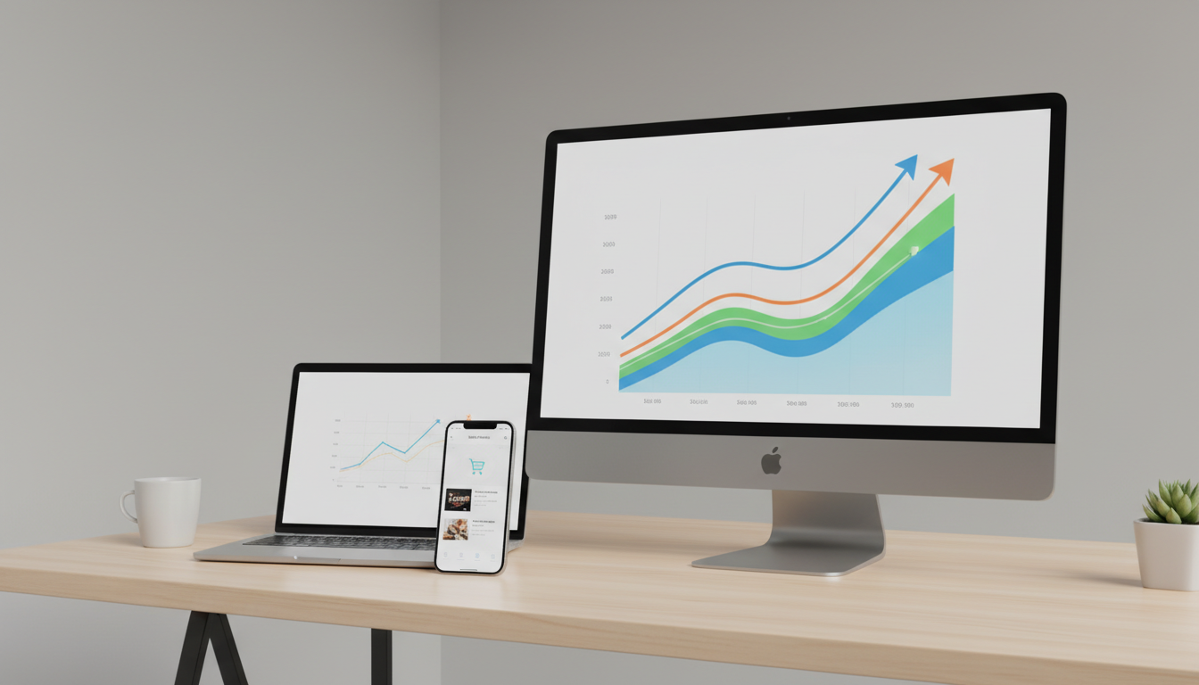 ИИ-инструменты для e-commerce и маркетинга — интерфейс аналитики продаж на маркетплейсе