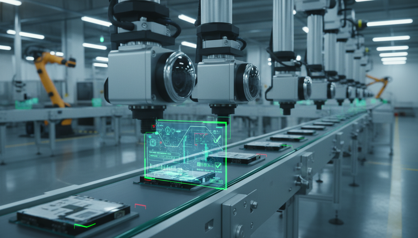 Компьютерное зрение на производстве — камеры и ИИ выявляют дефекты продукции