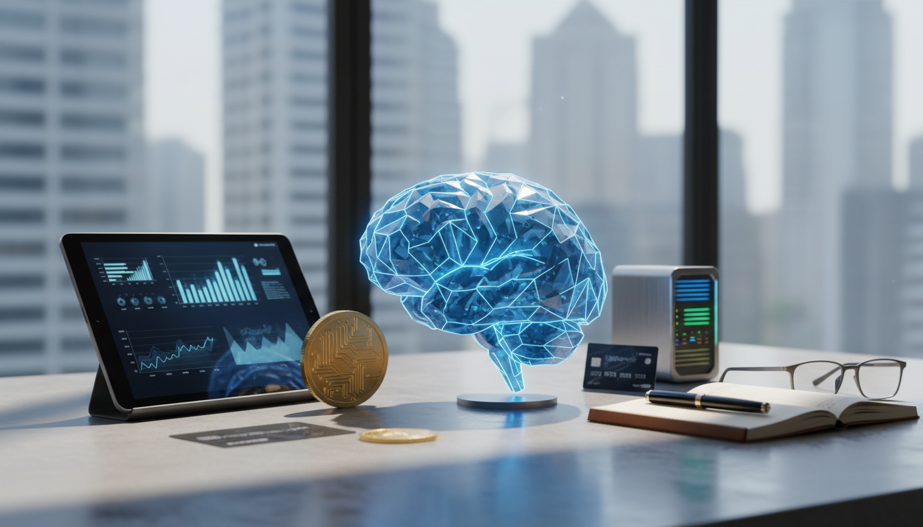 Иллюстрация к статье о ИИ в финансовой сфере: применение и перспективы