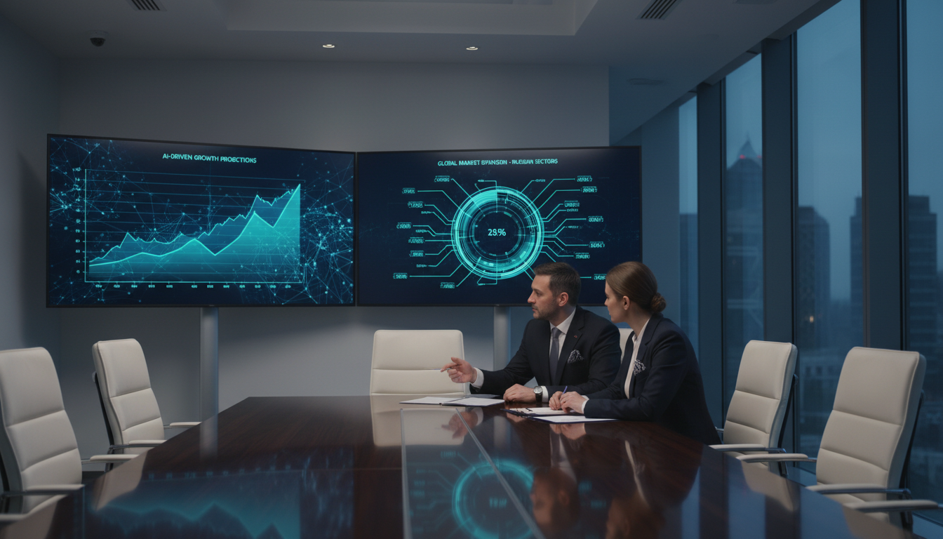 Экономический эффект от внедрения ИИ в компаниях России — графики роста и аналитика