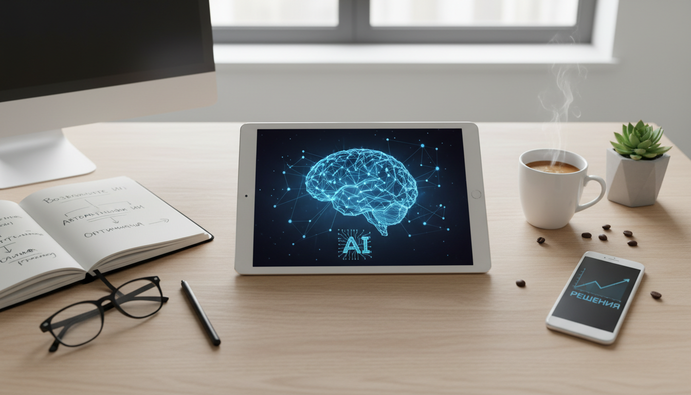 Иллюстрация к статье о ИИ для предпринимателей: возможности и решения