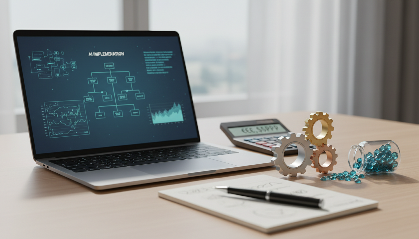 Иллюстрация к статье о Стоимость внедрения ИИ: сколько стоит и от чего зависит цена