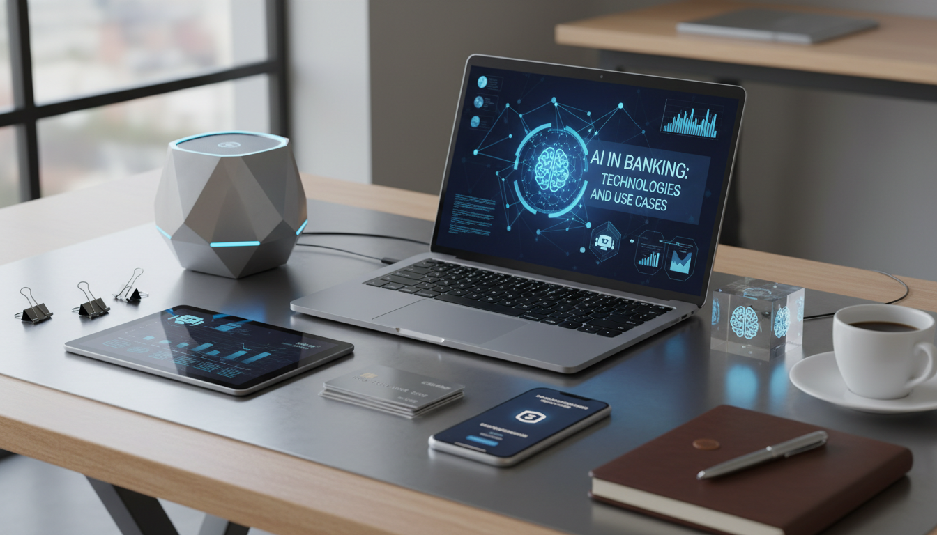 Иллюстрация к статье о ИИ в банковской сфере: технологии и кейсы