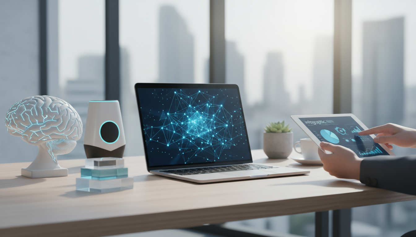 Иллюстрация к статье о Преимущества использования ИИ в бизнесе