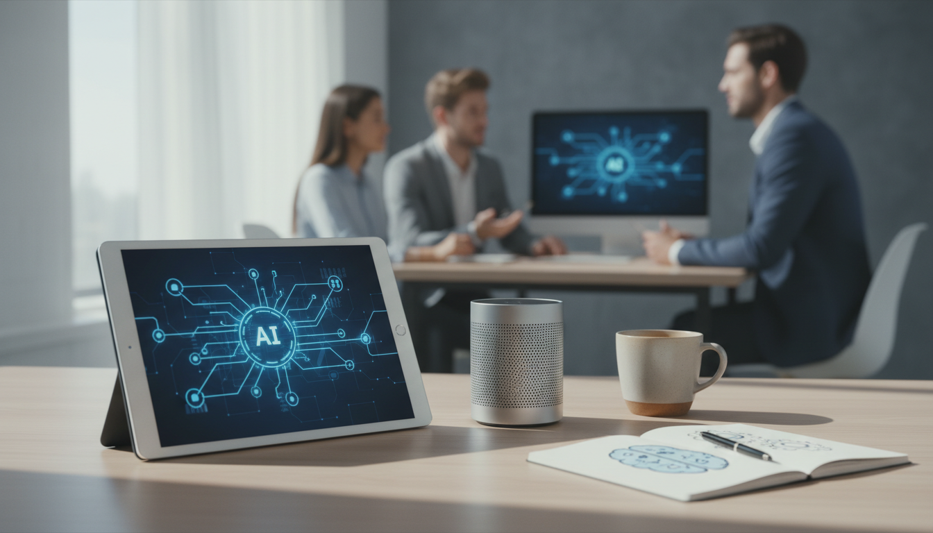 Иллюстрация к статье о Искусственный интеллект для среднего и мелкого бизнеса