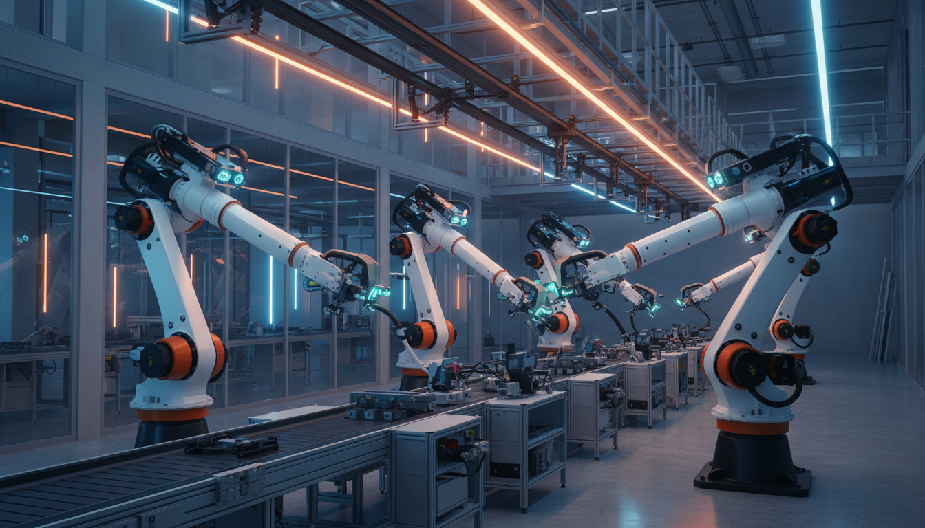 ИИ-роботы на умном производстве — автоматизация промышленных процессов