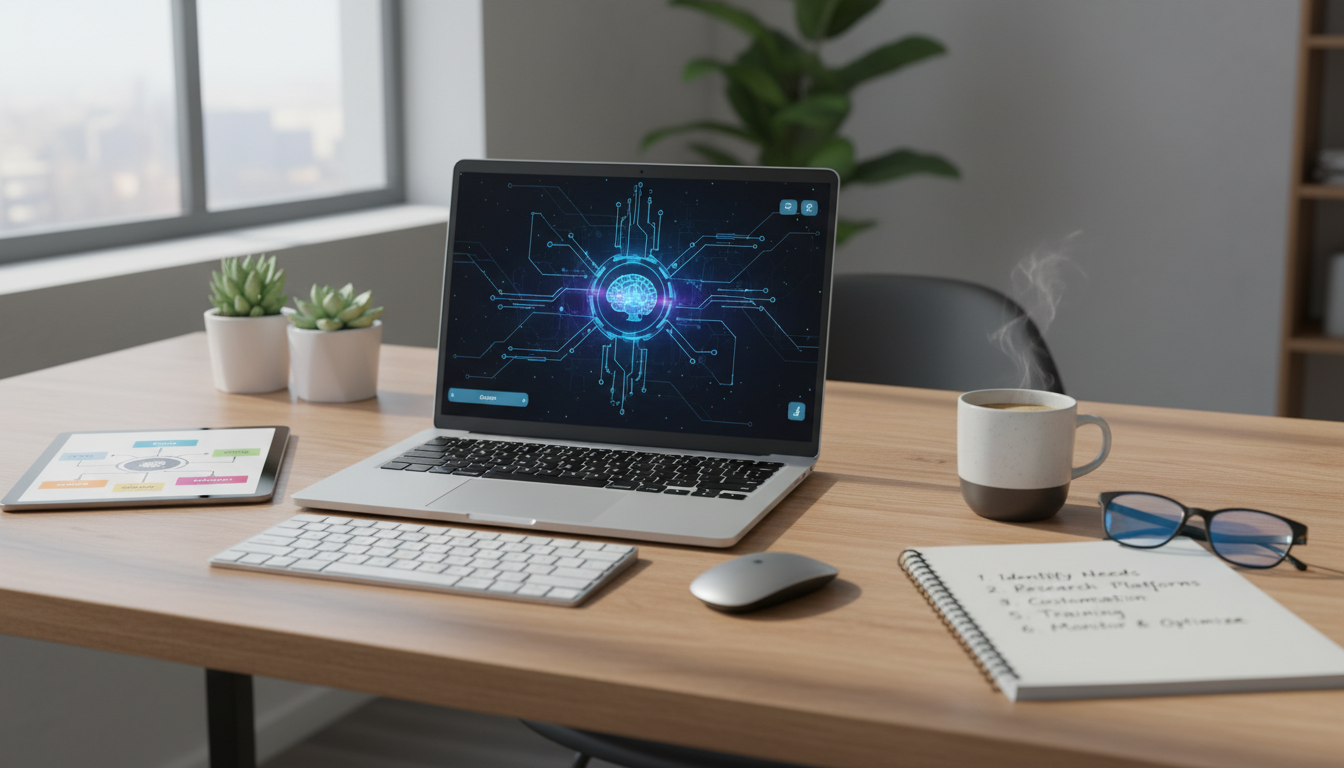 Иллюстрация к статье о ИИ-помощник для бизнеса: как выбрать и настроить