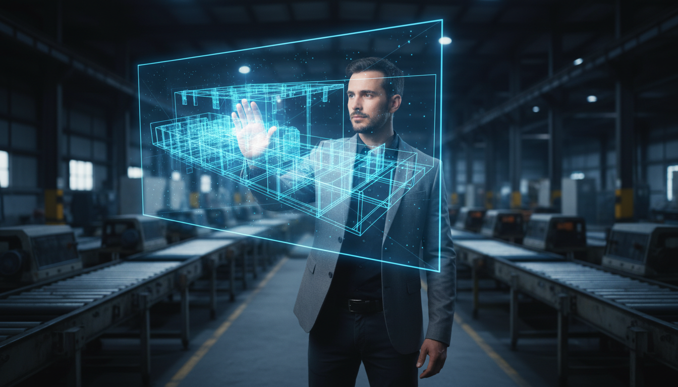 Цифровой двойник производства — 3D-модель завода с данными IoT в режиме реального времени