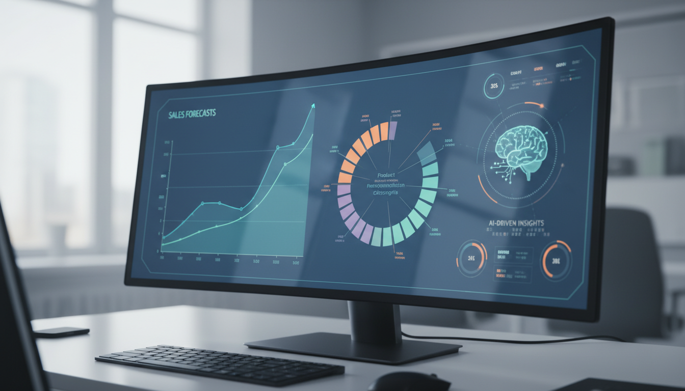 ИИ-аналитика для интернет-магазина — дашборд с прогнозами продаж и рекомендациями для маркетплейса