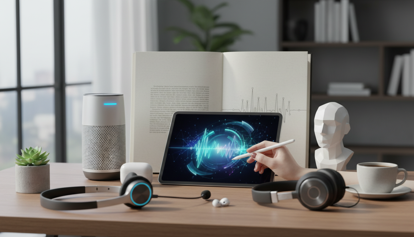 Иллюстрация к статье о Распознавание речи и ИИ: технологии и применение