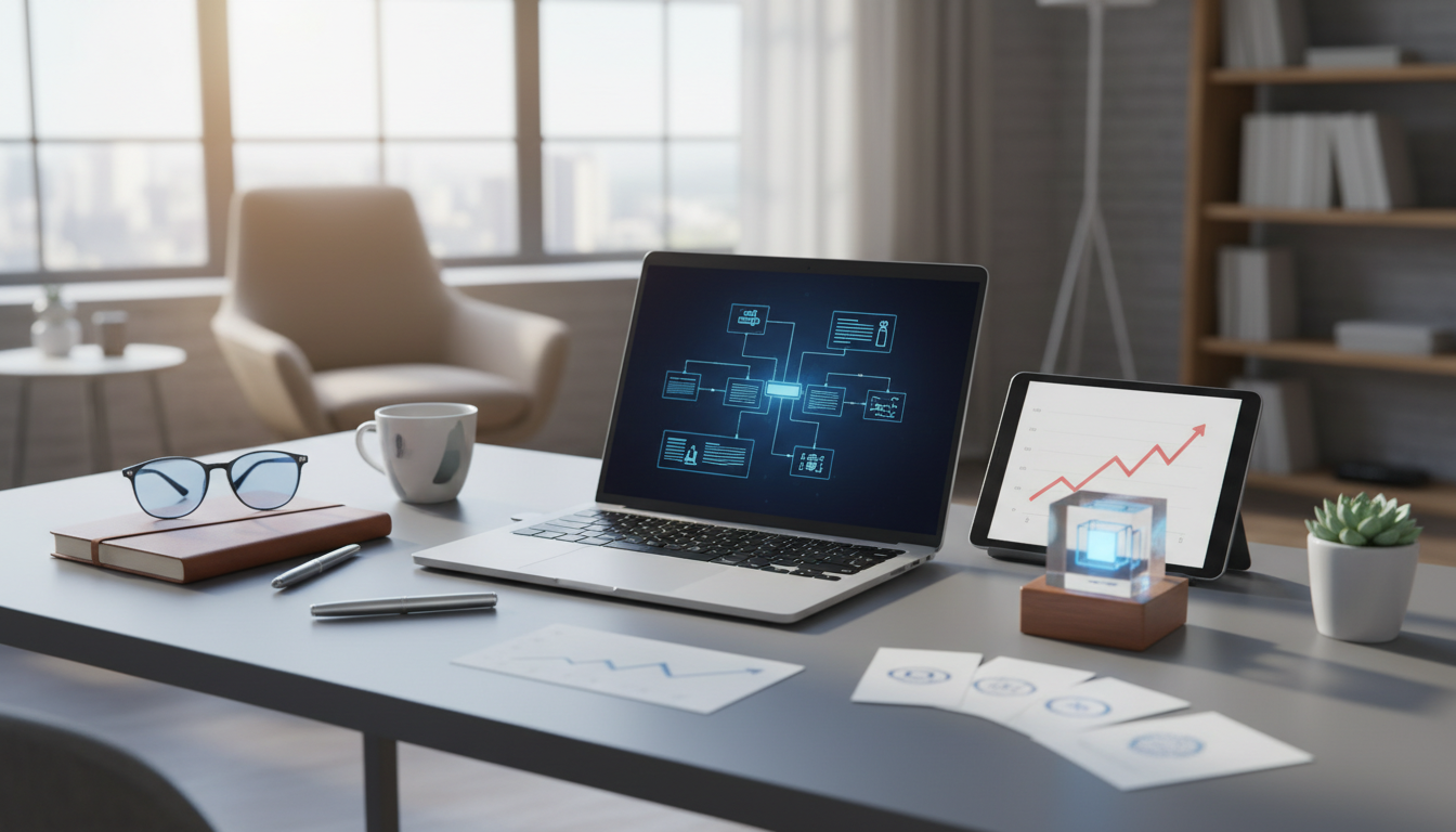 Иллюстрация к статье о Внедрение ИИ в бизнес под ключ: что входит в услугу