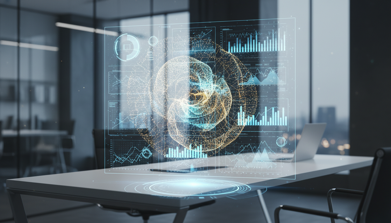 Применение ИИ в финансовой аналитике — визуализация данных и предиктивные модели на экране