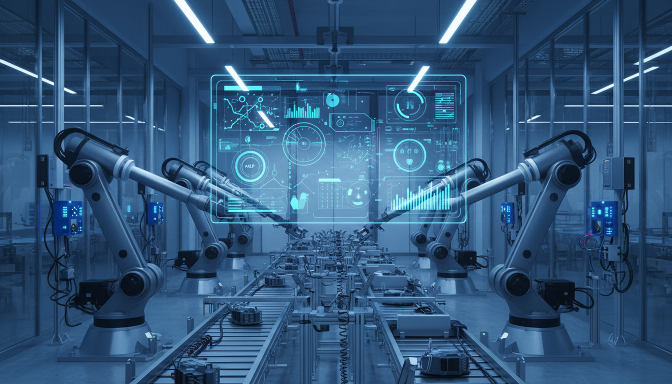 Интеллектуальная автоматизация на производстве — роботы и цифровые двойники