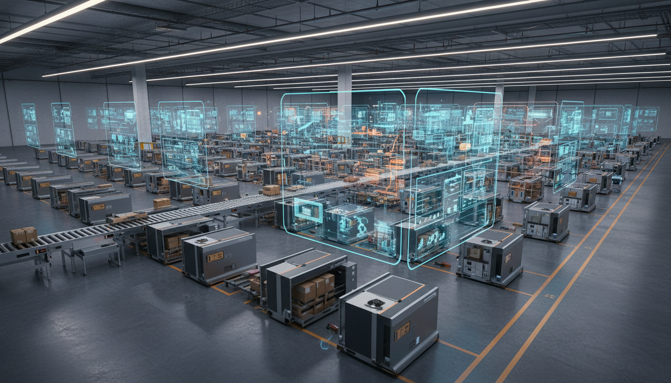 ИИ-система управления складом: роботизированные полки и аналитика запасов в реальном времени