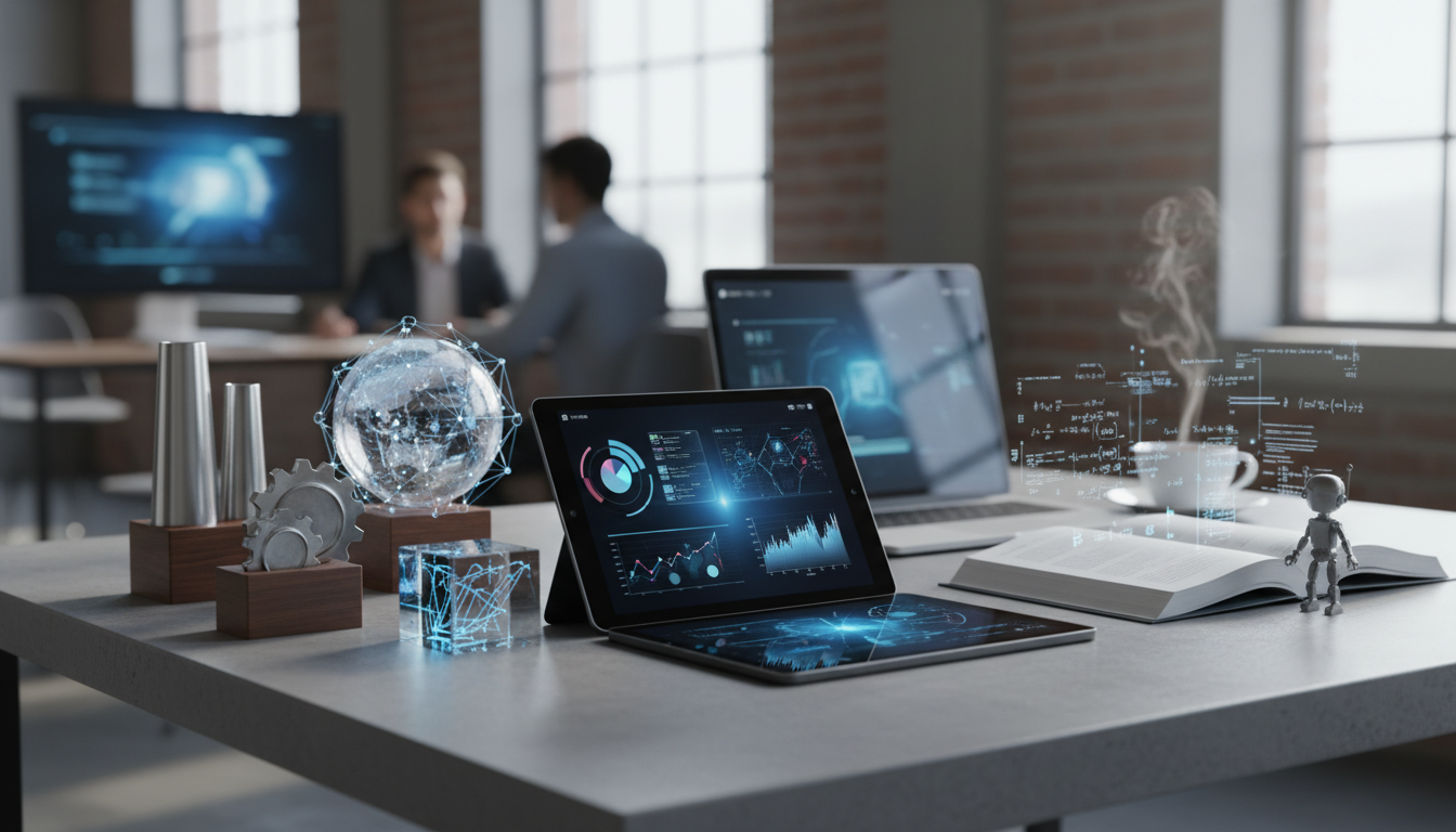 Иллюстрация к статье о Оптимизация, прогнозирование и ИИ в индустрии