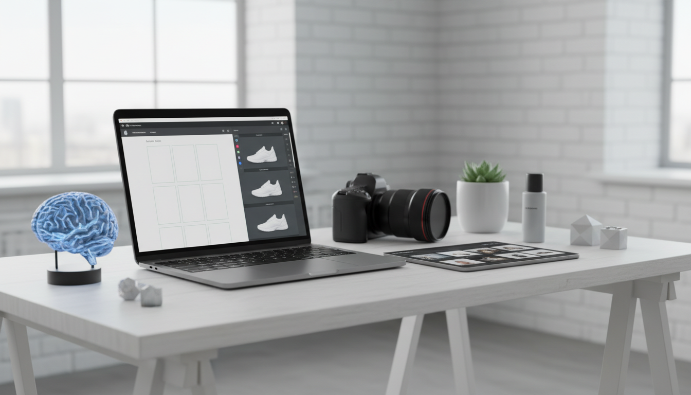 Иллюстрация к статье о Как применить искусственный интеллект в создании визуального контента для карточек товаров