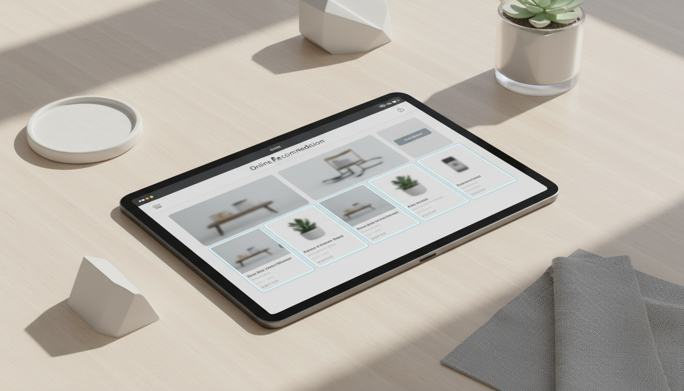 Интерфейс маркетплейса с персонализированными рекомендательными блоками товаров