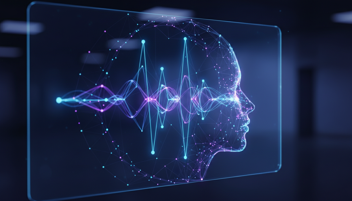 Визуализация синтеза голоса с помощью нейросети — звуковые волны и цифровой аватар