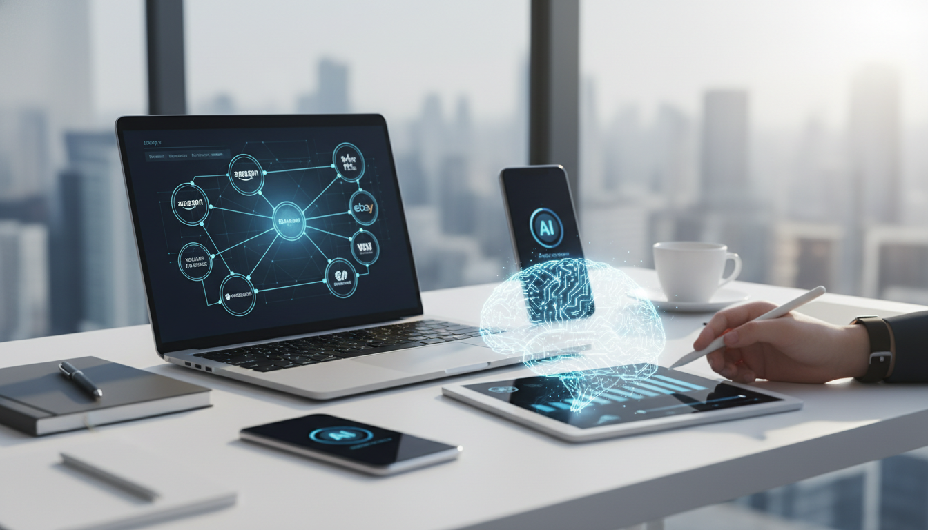 Иллюстрация к статье о Как применить искусственный интеллект в анализе конкурентов на маркетплейсах