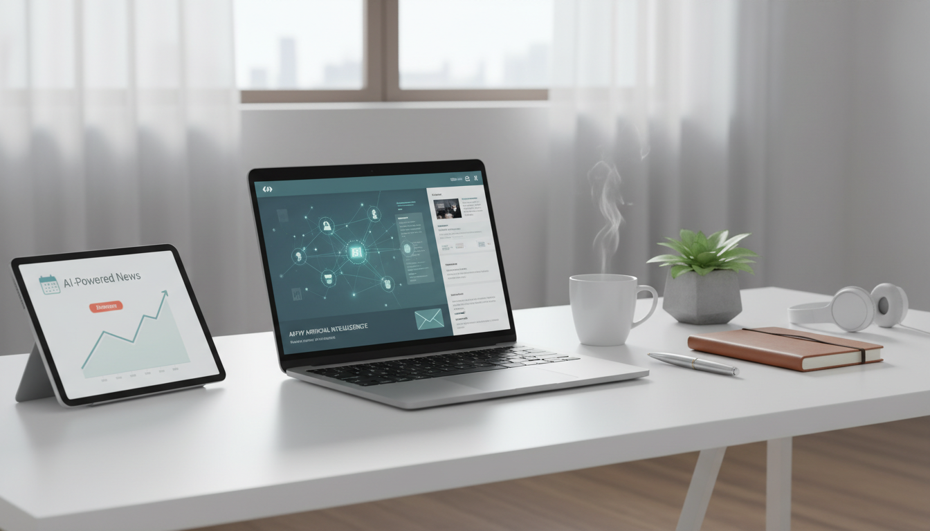 Иллюстрация к статье о Как применить искусственный интеллект в создании новостных дайджестов и рассылок