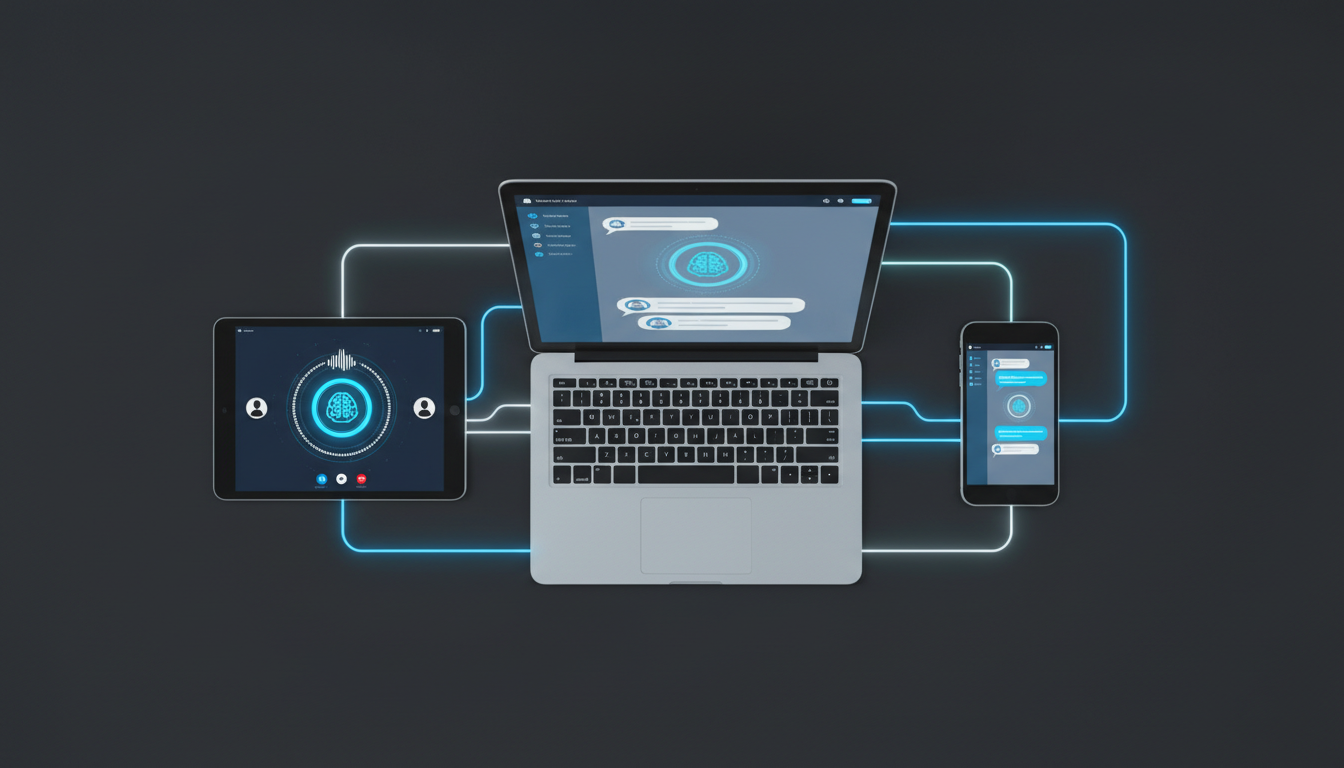 Мультиканальный ИИ-агент обрабатывает звонки, сообщения и чаты одновременно