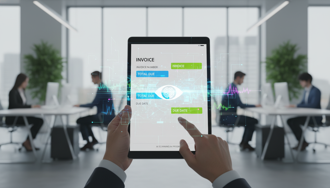 Нейросеть распознаёт реквизиты счёта-фактуры и выделяет поля с данными