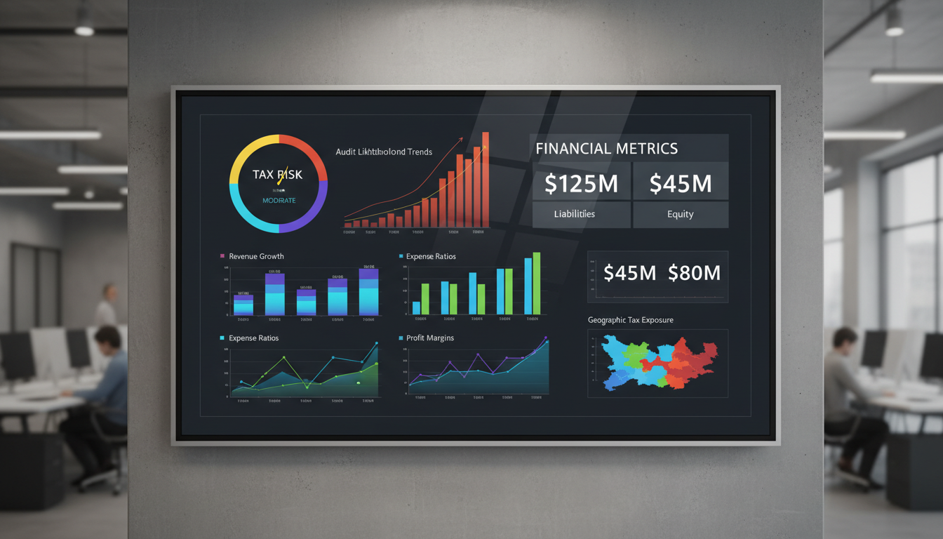 Предиктивная налоговая аналитика — дашборд с данными и прогнозами налоговой нагрузки
