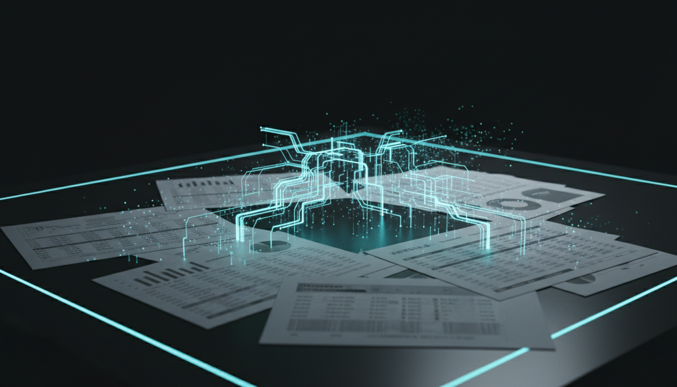 Нейросеть обрабатывает финансовые данные и отчёты компаний