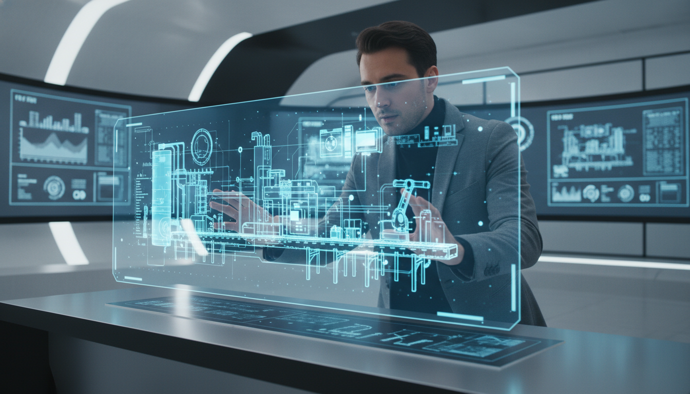 Цифровой двойник завода — 3D-модель производства на экране инженера