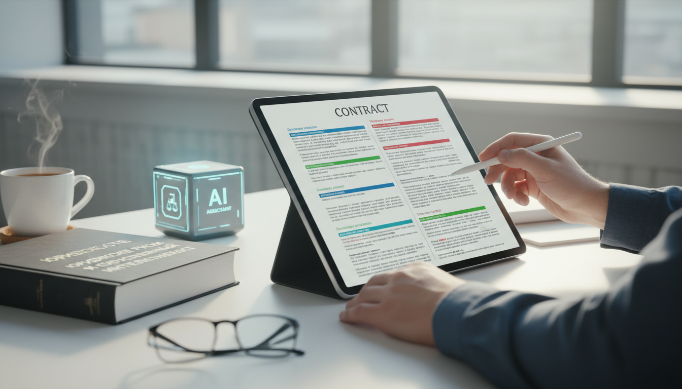 Иллюстрация к статье о Как применить искусственный интеллект в анализе договоров и поиске юридических рисков