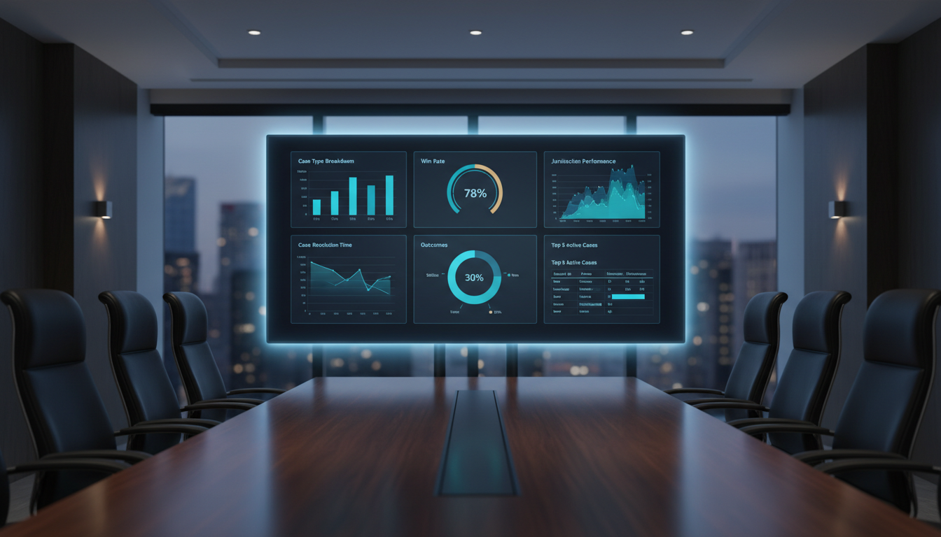 Графики и аналитика эффективности юридического отдела после внедрения ИИ