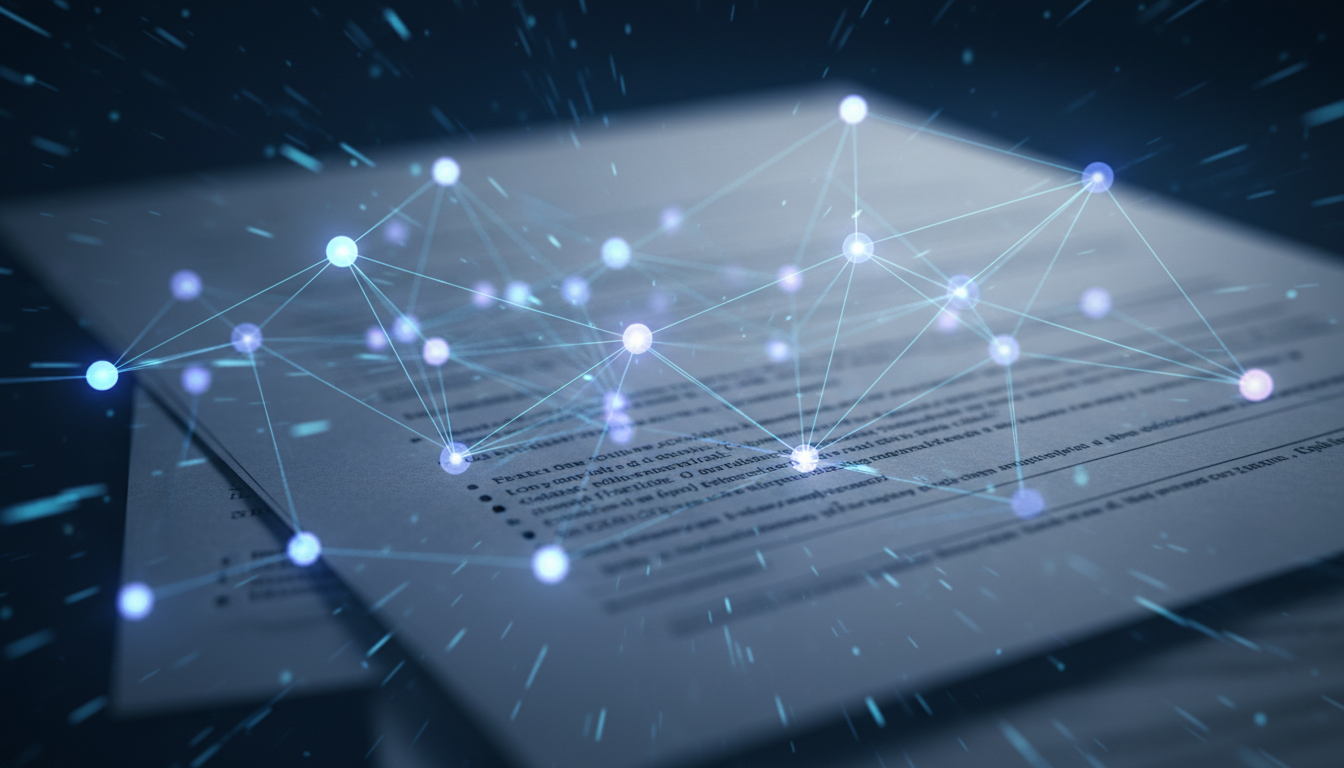 Нейронная сеть обрабатывает юридические тексты — визуализация NLP-алгоритма