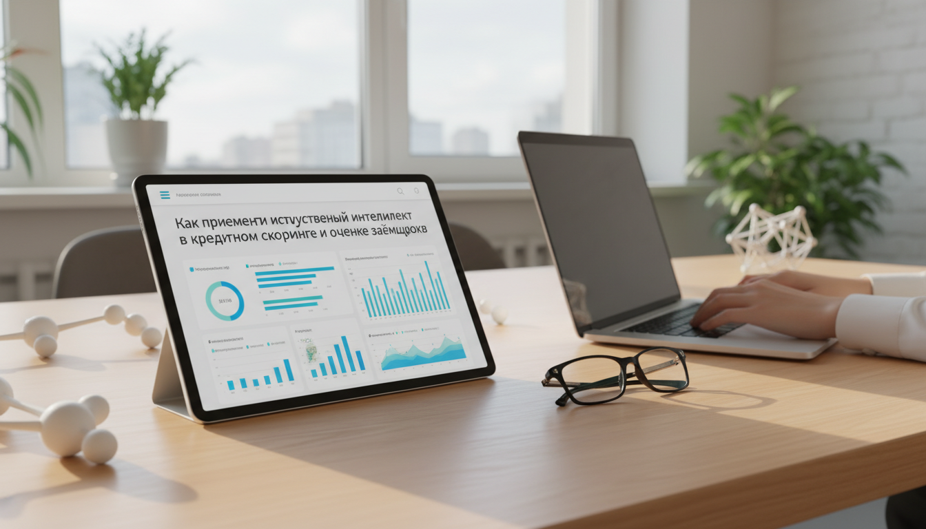Иллюстрация к статье о Как применить искусственный интеллект в кредитном скоринге и оценке заёмщиков
