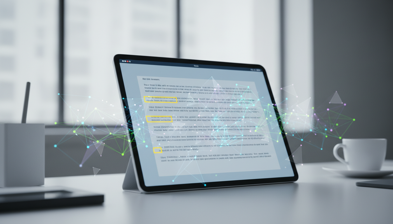 ИИ-ассистент анализирует и структурирует юридический документ с выделенными пунктами