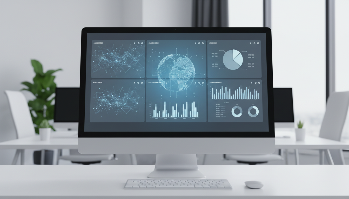 Интерфейс нескольких ИИ-инструментов для HR на экране компьютера