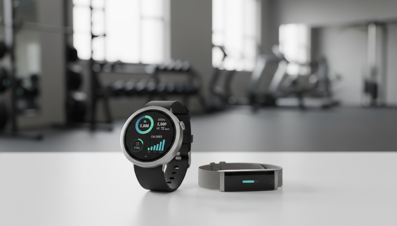 Умные часы и фитнес-браслет отображают биометрические данные для ИИ-тренера