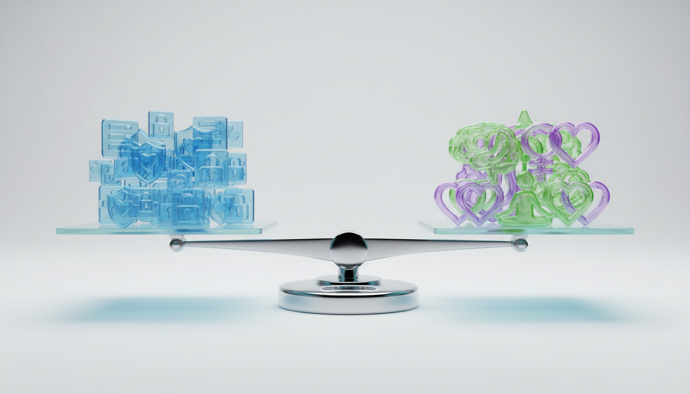 Этика и регулирование ИИ в ментальном здоровье — весы, данные, безопасность