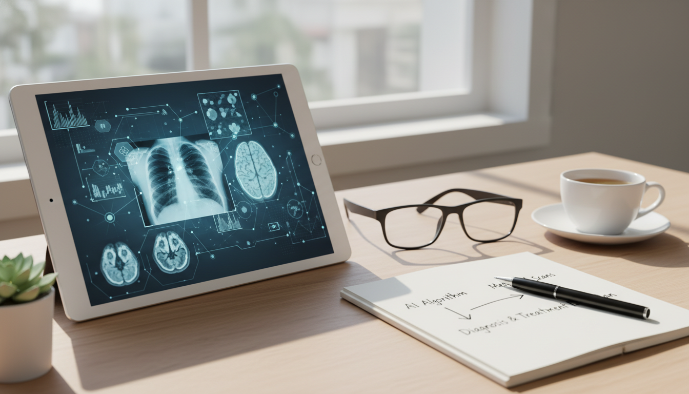 Иллюстрация к статье о Как применить искусственный интеллект в анализе медицинских снимков
