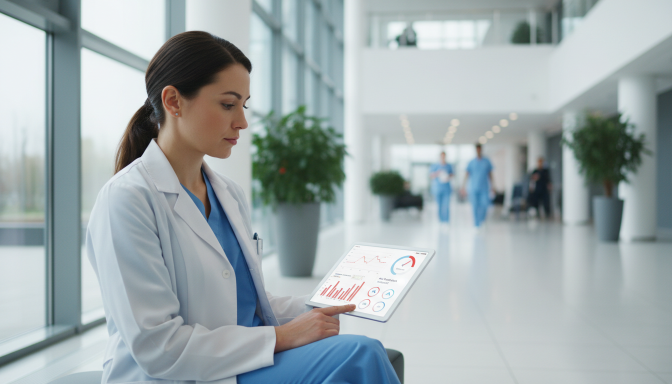 Предиктивная аналитика ИИ в медицине — визуализация данных и графики здоровья пациента