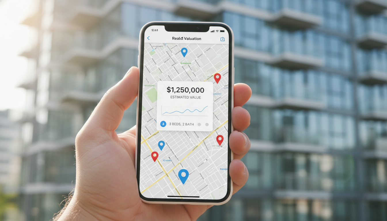 Мобильное приложение оценки недвижимости с картой Москвы и автоматической оценкой квартиры