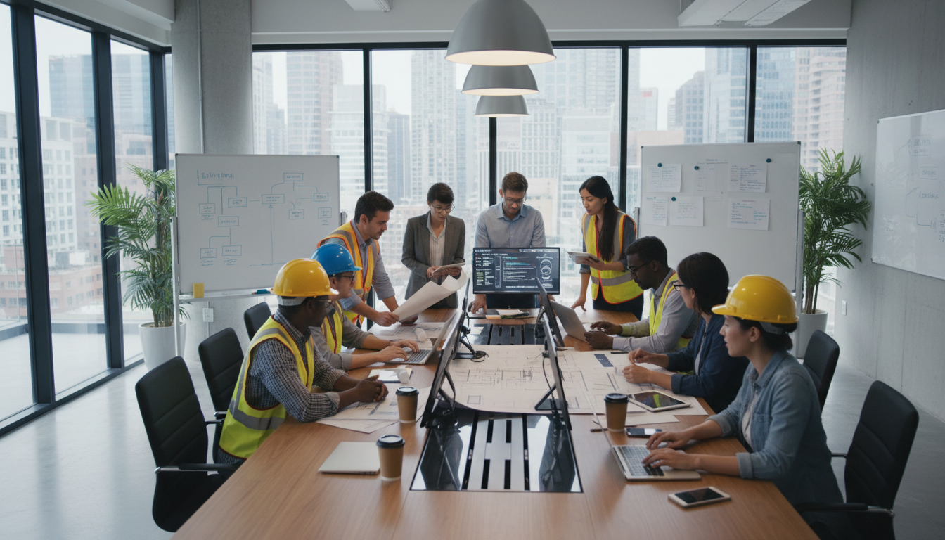 Пошаговое внедрение искусственного интеллекта в строительную компанию — команда специалистов